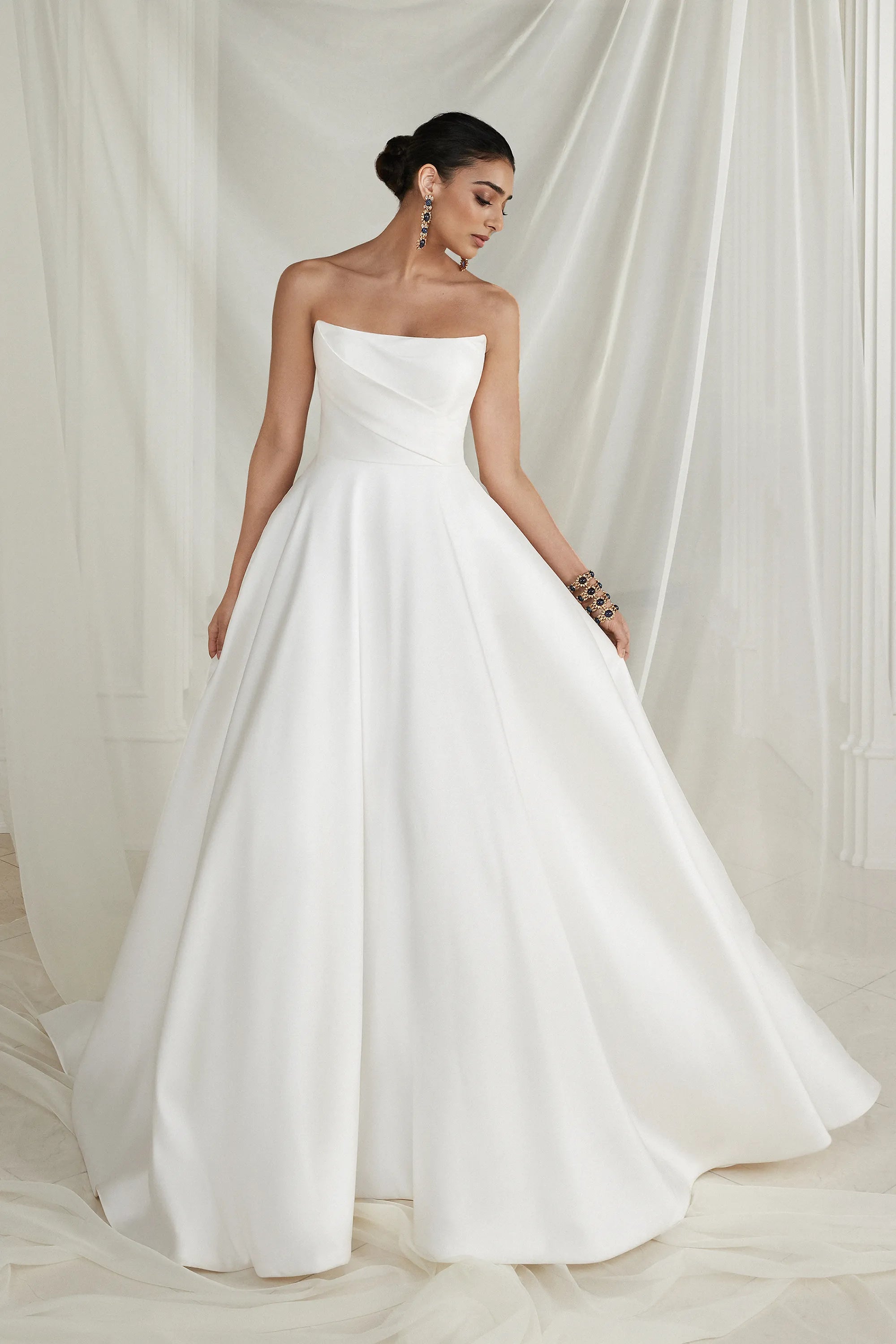 justin alexander wedding dress The fabric in this Brown Dresses | Brown nav-149 Color:Hulk Green