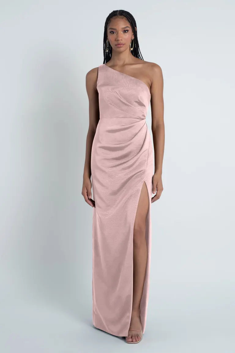jenny yoo pink dress Jenny Yoo Bridesmaid Dress Addison Wild Rose