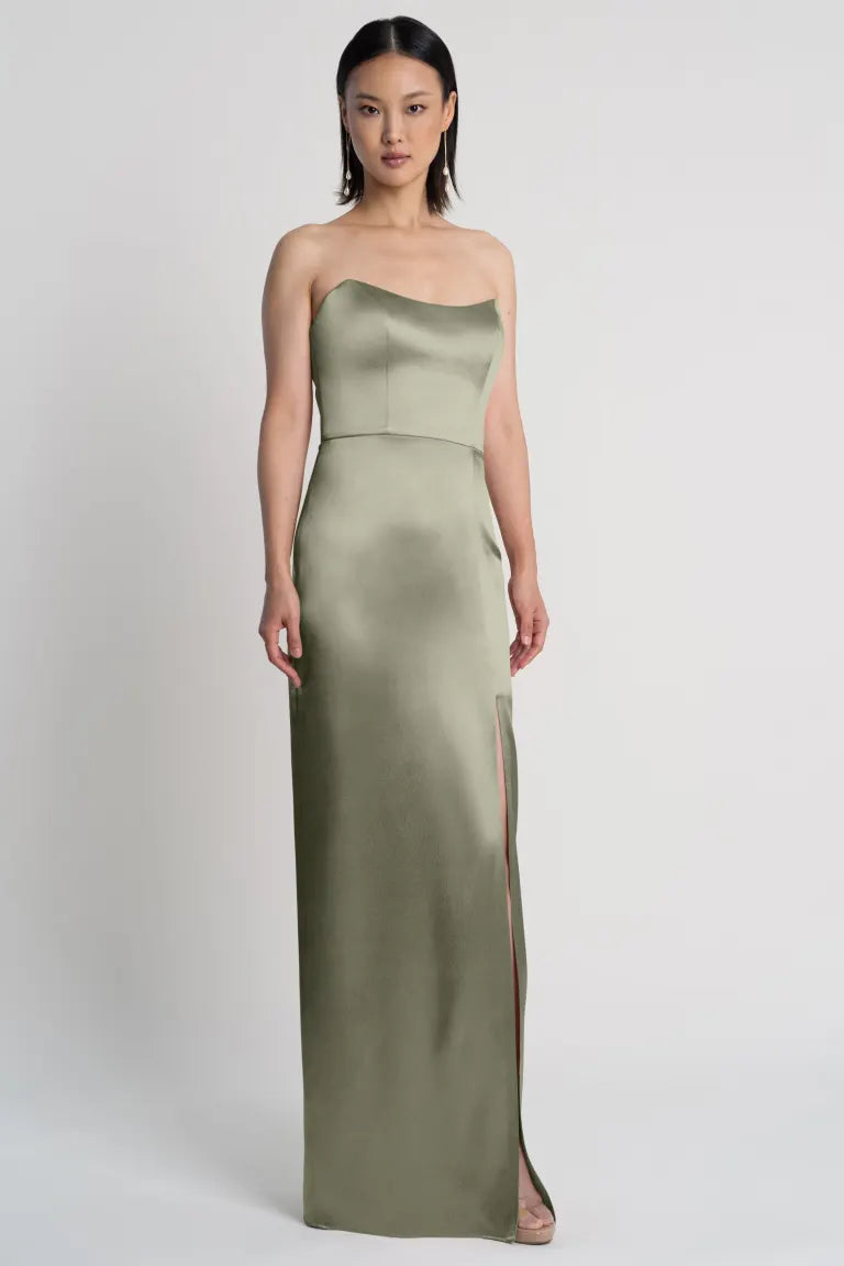jenny yoo sage bridesmaid dress Green, Emerald, Sage, Moss, Eucalyptus, and Olive Bridesmaid Dress Jenny Yoo