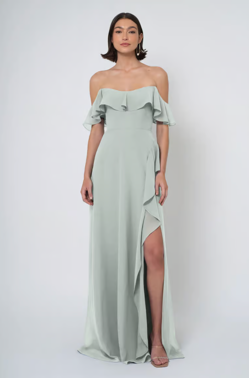 jenny yoo moss bridesmaid dresses Bridesmaids Bridal party Oxford Blue Suit Jacket Texture-Exotic Style Number Color:White/Orange